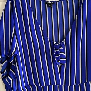 Torrid striped blouse